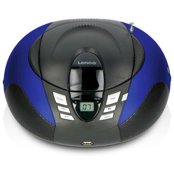 SCD-37 USBBLUE Scd-37 usb blue portable fm radio cd and usb player blue Product foto